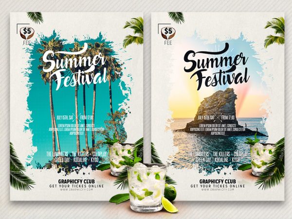 Summer Party Flyer Template
