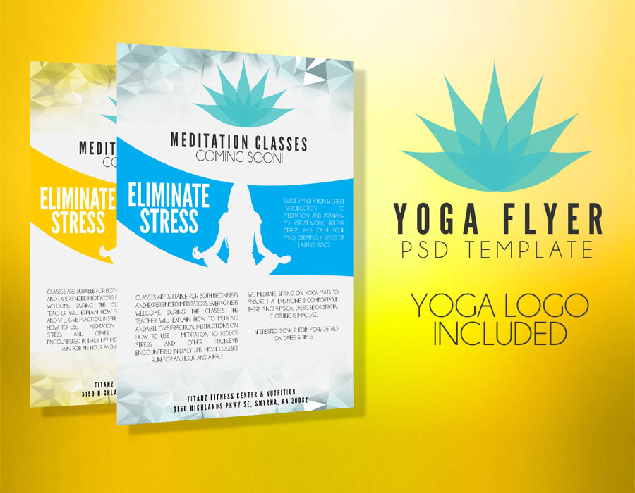 Yoga Flyer Template Free