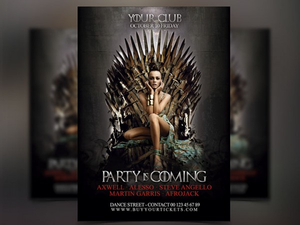 Game of Thrones Flyer Template