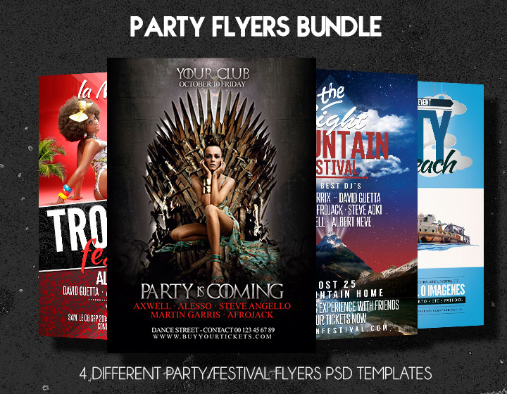 party flyers bundle mega party flyers bundle graphicfy 67 flyers